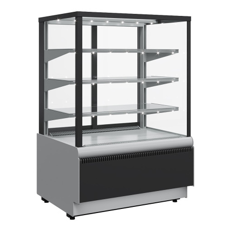 Витрина кондитерская Carboma KC70 VV 0,9-1 (ВХСв-0,9д CUBE Люкс Техно)