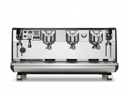 Кофемашина Victoria Arduino VA 358 White Eagle T3 3GR Black Opaco LED Retro 220V Высокие группы