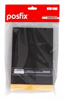 Набор с маркерной доской PosFix WOOD BASE №3 (101360) Набор с маркерной доской PosFix WOOD BASE №3 (101360)