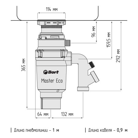 Измельчитель отходов BORT MASTER ECO
