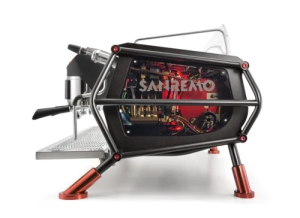 Кофемашина Sanremo Café Racer Naked 2 группы 220В, автомат, черно-красная Кофемашина Sanremo Café Racer Naked 2 группы 220В, автомат, черно-красная