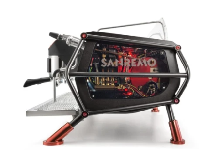 Кофемашина Sanremo Café Racer Naked 2 группы 220В, автомат, черно-красная