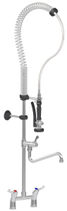 Устройство душирующее Rubinetterie Del Friuli 00981125 в комплекте со смесителем 00323003