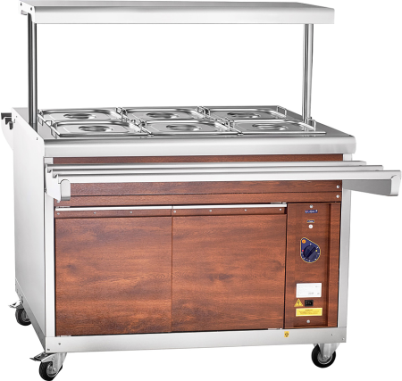 Передвижной мармит Abat ЭМК-70ПМ кашированный