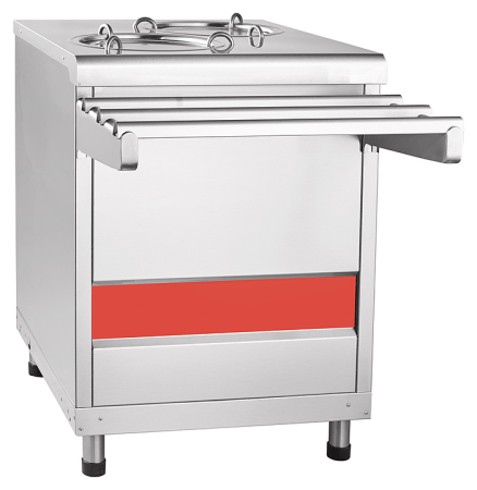 Прилавок для подогрева тарелок Abat ПТЭ-70КМ-80 (нерж. столешница)