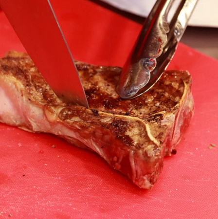 Разделочная доска EKSI 600х400х18 красная