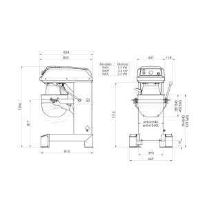 Миксер планетарный Rollmatic B40Р Миксер планетарный Rollmatic B40Р