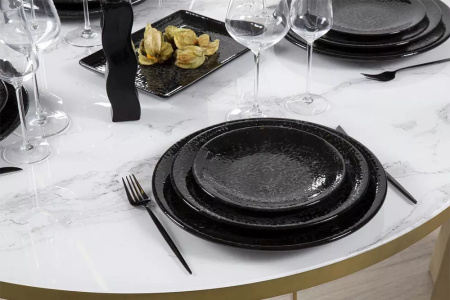 Тарелка плоская KUTAHYA CORENDON Magnetite BNTS27DU890220, 27 см