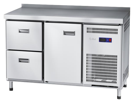 Стол морозильный Abat СХН-60-01 с бортом (дверь, ящики 1/2)