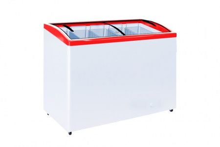 Морозильный ларь Italfrost CF 400 C красный с корзинами