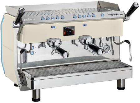 Кофемашина La Pavoni DESIDERIO2VBEU, автомат, 2 гр., белый