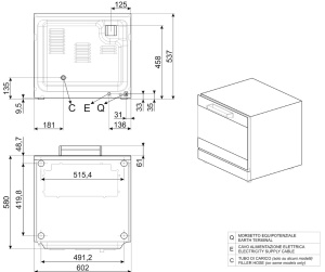 Конвекционная печь SMEG ALFA43XMFDS