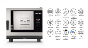 Пароконвектомат Distform MyChef Cook Pro 6 GN 1/1 (CCE6100D) Пароконвектомат Distform MyChef Cook Pro 6 GN 1/1 (CCE6100D)