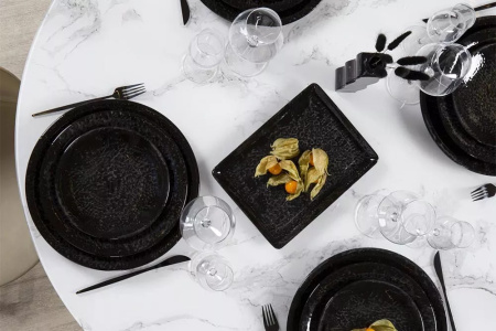 Тарелка плоская KUTAHYA CORENDON Magnetite BNTAN18x13DU890220, 18x13 см