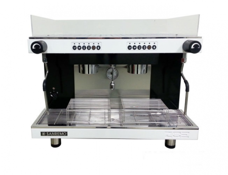 Кофемашина Sanremo Zoe Competition 2 гр. 220В, автомат, бело-чёрная