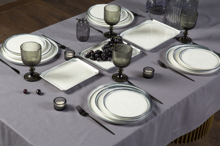 Тарелка плоская KUTAHYA CORENDON Frame BNTAN30x22DU890670, 30x22 см