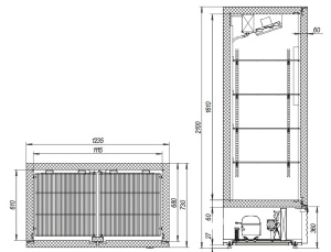 Морозильный шкаф Марихолодмаш Капри 1,12Н Морозильный шкаф Марихолодмаш Капри 1,12Н