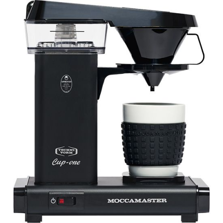 Матовая черная кофеварка Moccamaster Cup-One 