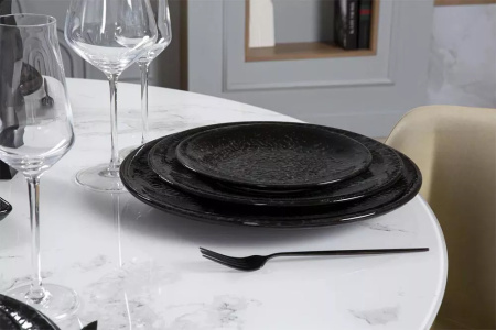 Тарелка плоская KUTAHYA CORENDON Magnetite BNTS27DU890220, 27 см