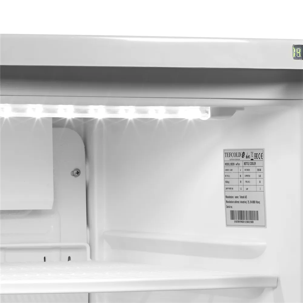 Шкаф холодильный со стеклом tefcold cev425 i 1 led in door